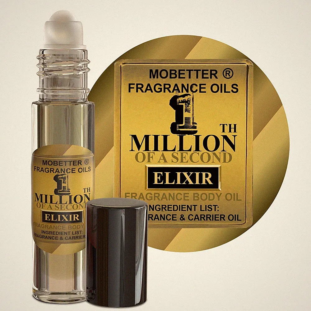 MOBETTER FRAGRANCE OILS 1 Million th of a Second Elixir Men Cologne Body Oil
