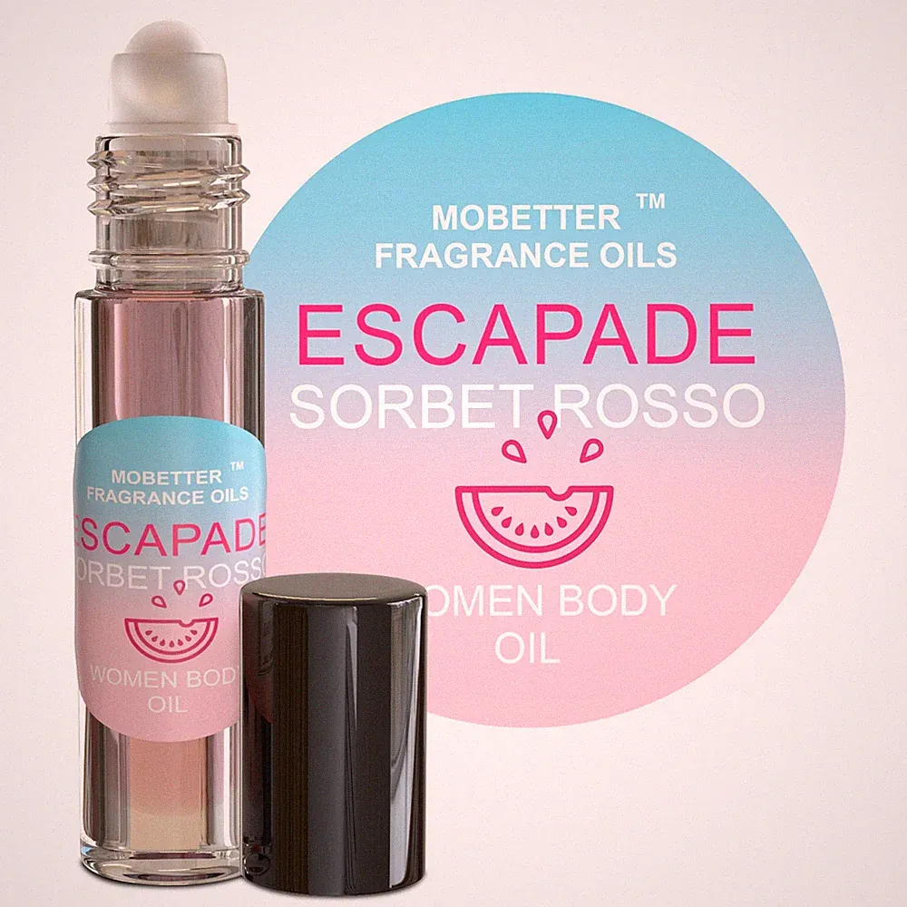 MOBETTER FRAGRANCE OILS Escapade Sorbet Rosso Women perfume Body Oil 10ML