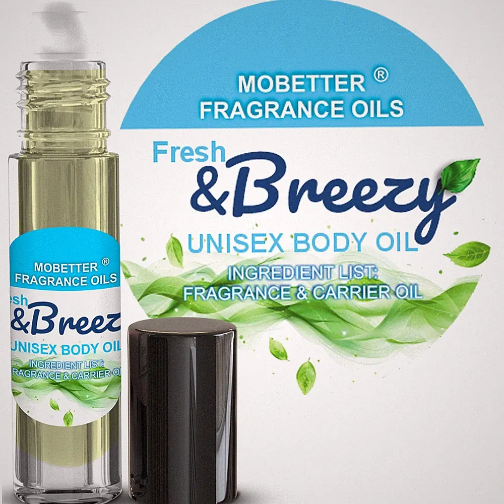 MOBETTER FRAGRANCE OILS Fresh & Breezy Fragrance Body Oil for Unisex