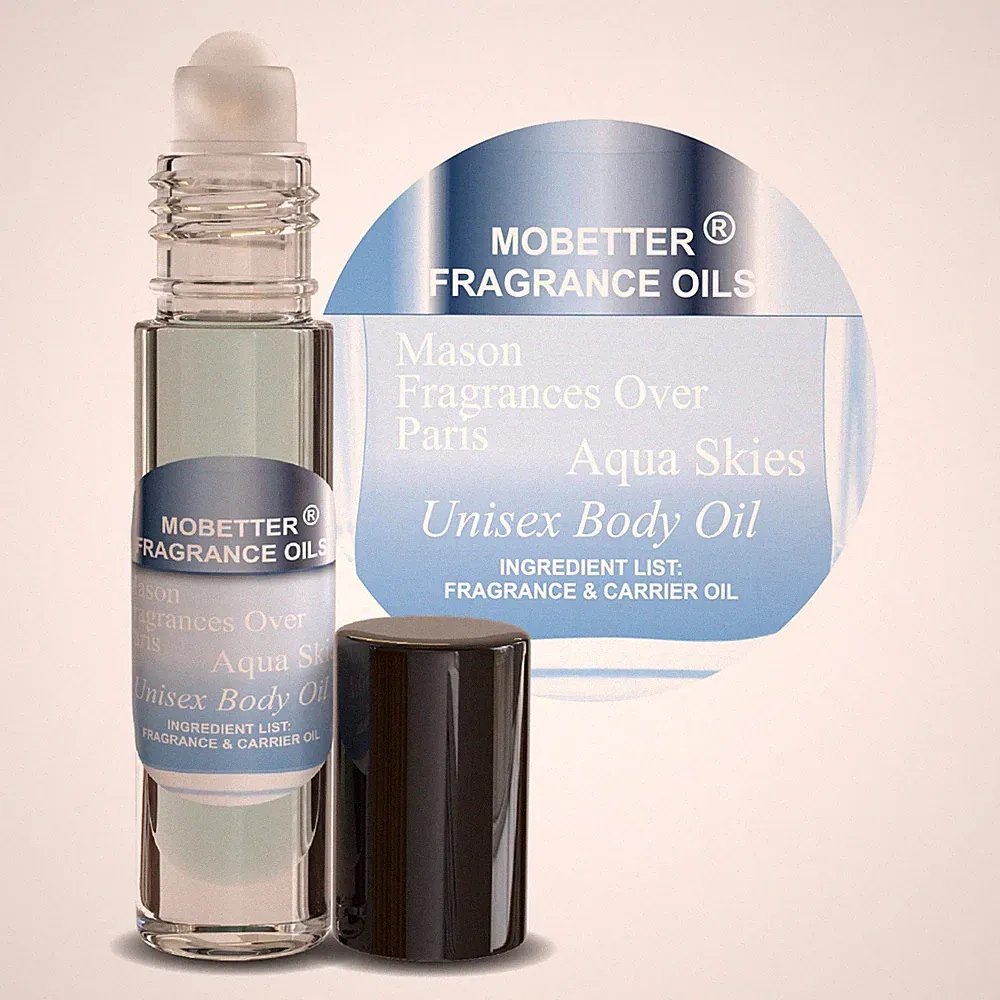 MOBETTER FRAGRANCE OILS Mason Fragrance Over Paris Aqua Sky Perfume Body Oil