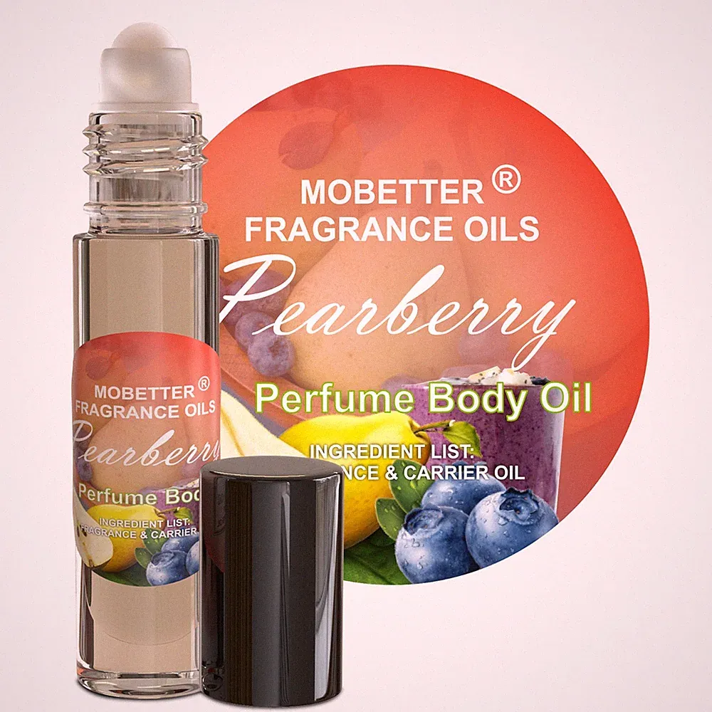 MOBETTER FRAGRANCE OILS Pearberry Perfume Body Oil 1/3 oz roll on Glass Bottle